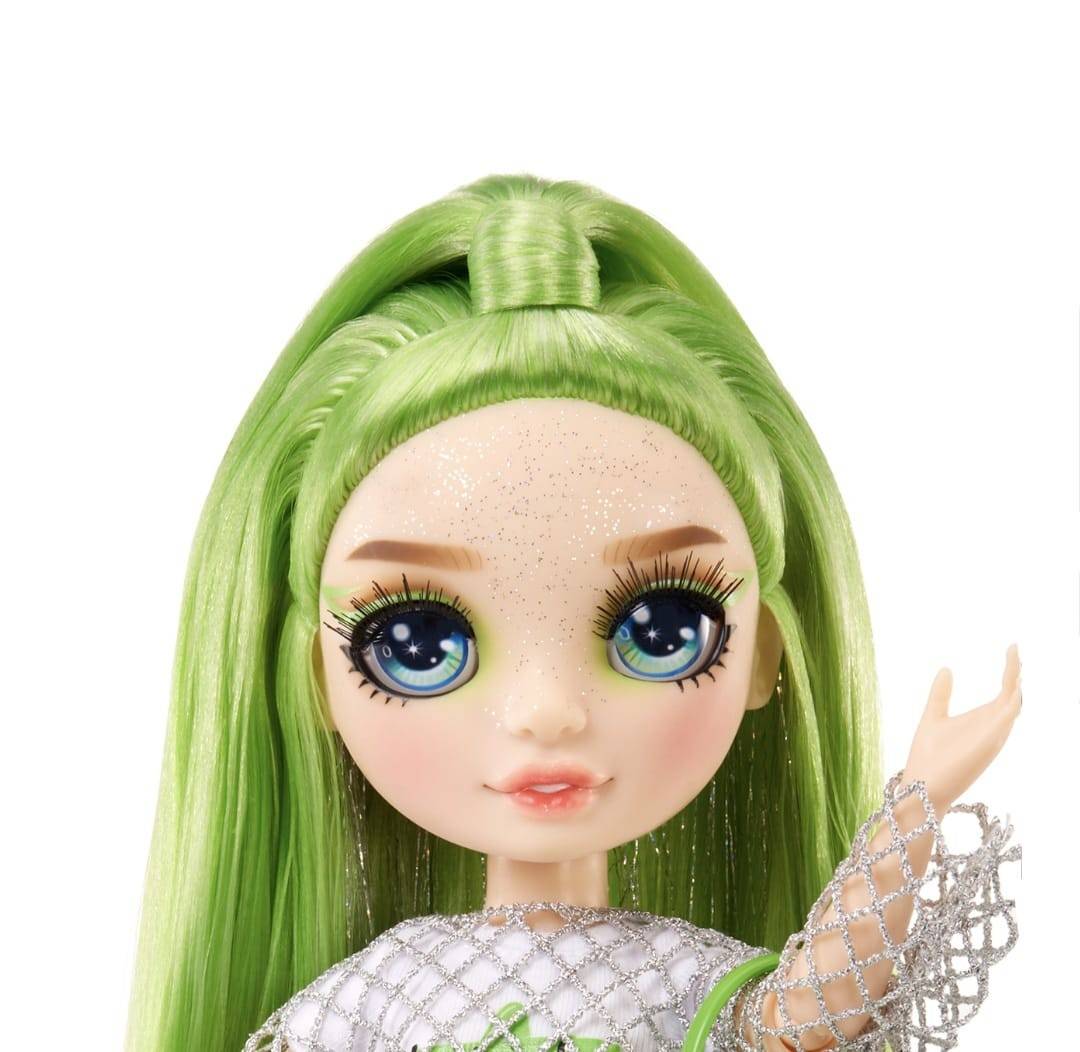 Papusa Rainbow HIGH, Jade Hunter, seria Classic, cu accesorii, verde, 28 cm