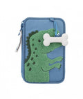 Penar Dino World, MASHASHOP, echipat, 2 compartimente, albastru/verde