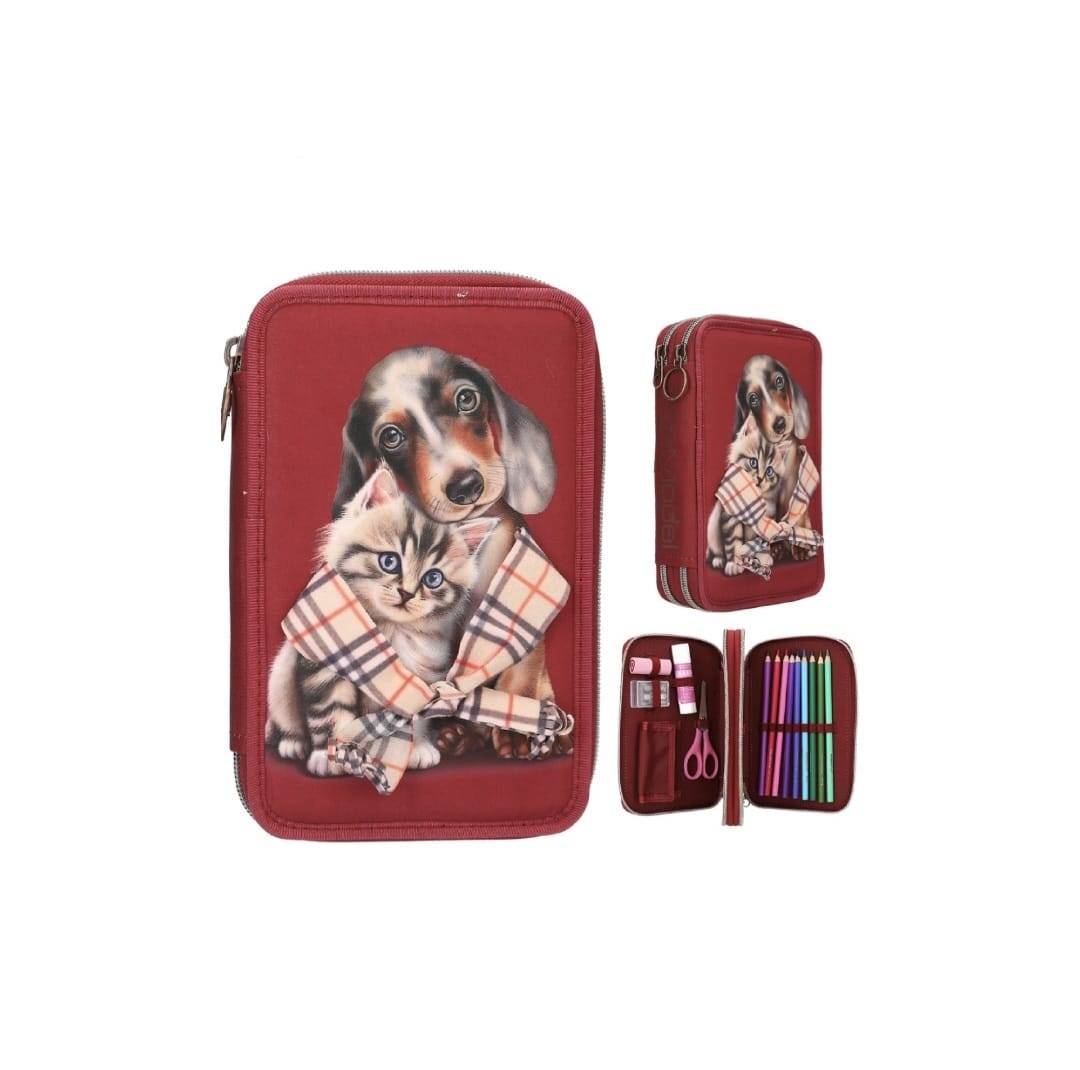 Penar dublu echipat, Fur Ever Friends, Depesche, rosu, 6 ani+