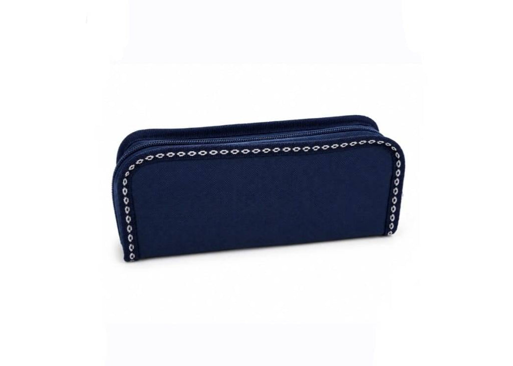 Penar scolar copii, model Italian Brainrot, cu un breloc, bleumarin/multicolor, 22 cm x 10 cm