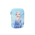 Penar scolar fete, model Frozen, Elsa, 3D, blue/multicolor, 22 cm x 14 cm