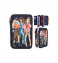 Penar triplu echipat, City Girls, 3D Effect, multicolor, 6 ani+