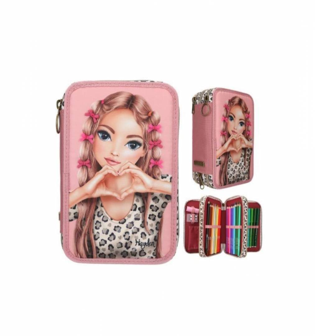 Penar triplu echipat, Fundita Leoheart, Top Model, multicolor, 6 ani+