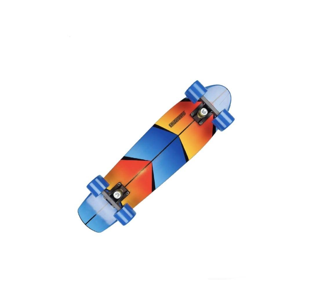 Penny Board, Action One, Hawaii, 26 inch, Aluminium Truck, 100 kg, roti albastre