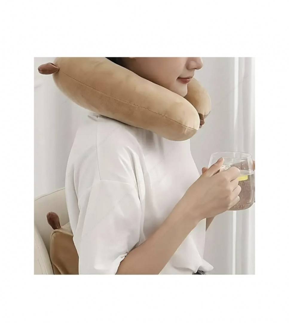Perna de Calatorie, model Capybara, maro, 30 cm