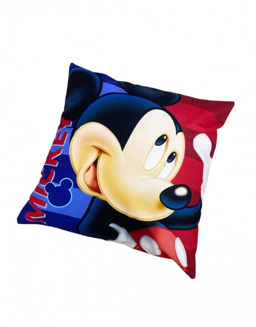 Perna Mickey Mouse personalizata, pentru copii, 40 cm x 40 cm