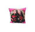 Perna personalizata, model Love, roz/multicolor, 40 cm x 40 cm