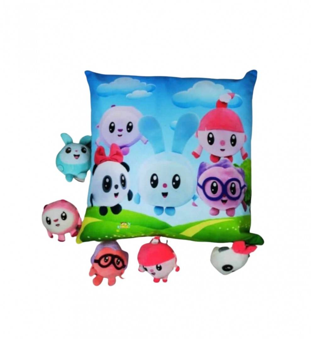 Perna personalizata pentru copii, multicolor, 45 cm x 45 cm