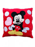 Perna personalizata pentru copii, Mickey Mouse, rosu, 40 cm x 40 cm