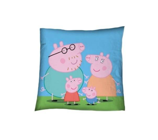 Perna personalizata pentru copii, Peppa Pig, multicolor, 45 cm x 45 cm
