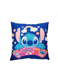 Perna personalizata pentru copii, tip Stitch, albastru, 45 cm x 45 cm