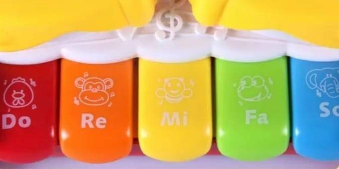 Phonics pian, cu sunete si lumini