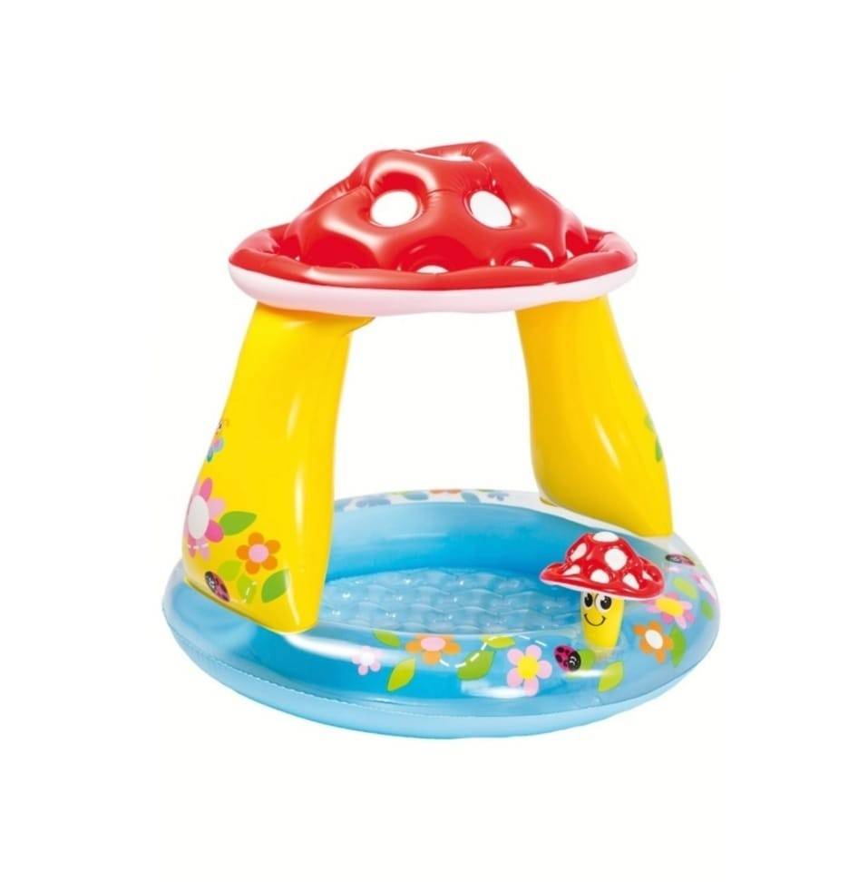 Piscina gonflabila Baby Ciupercuta, Intex, multicolor, 102 cm