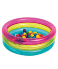 Piscina gonflabila cu 50 de bile, Intex, multicolor, 86 cm x 25 cm