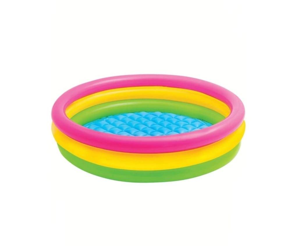 Piscina gonflabila pentur copii, Intex, 147 x 33 cm, 275 l, Vinil, Multicolor