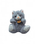 Pisicuta de plus, realist, MASHASHOP, miauna, gri, 25 cm