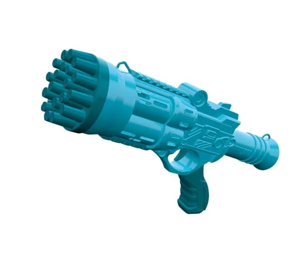 Pistol baloane de sapun, albastru deschis, 28 cm
