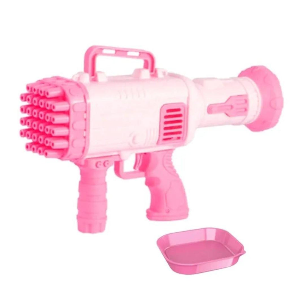 Pistol baloane de sapun, roz, 27 cm