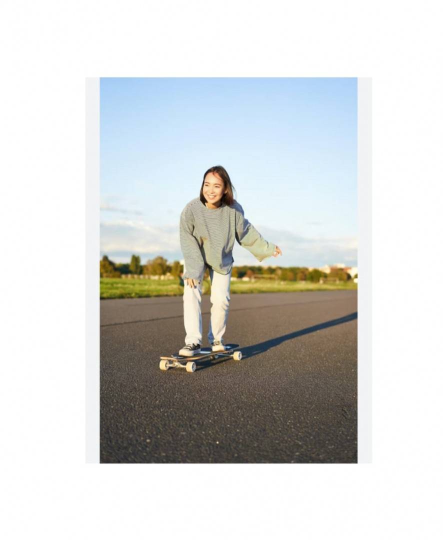 Placa skateboard cu roti silicon, Led, 55 cm