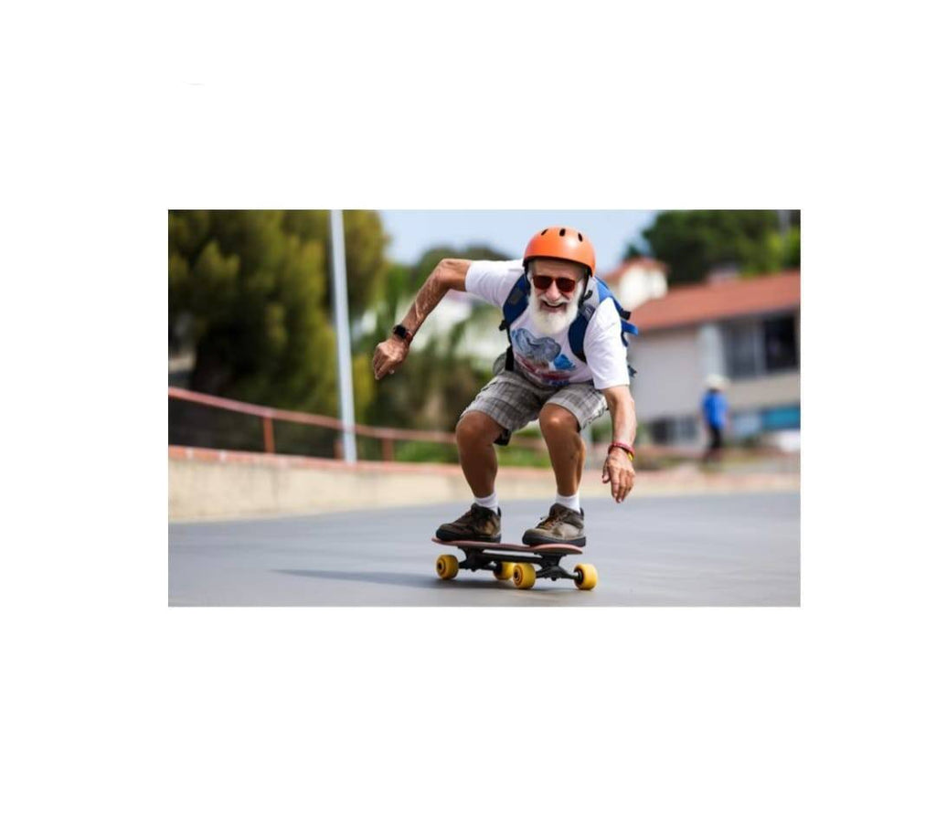 Placa skateboard cu roti silicon, Led, 55 cm