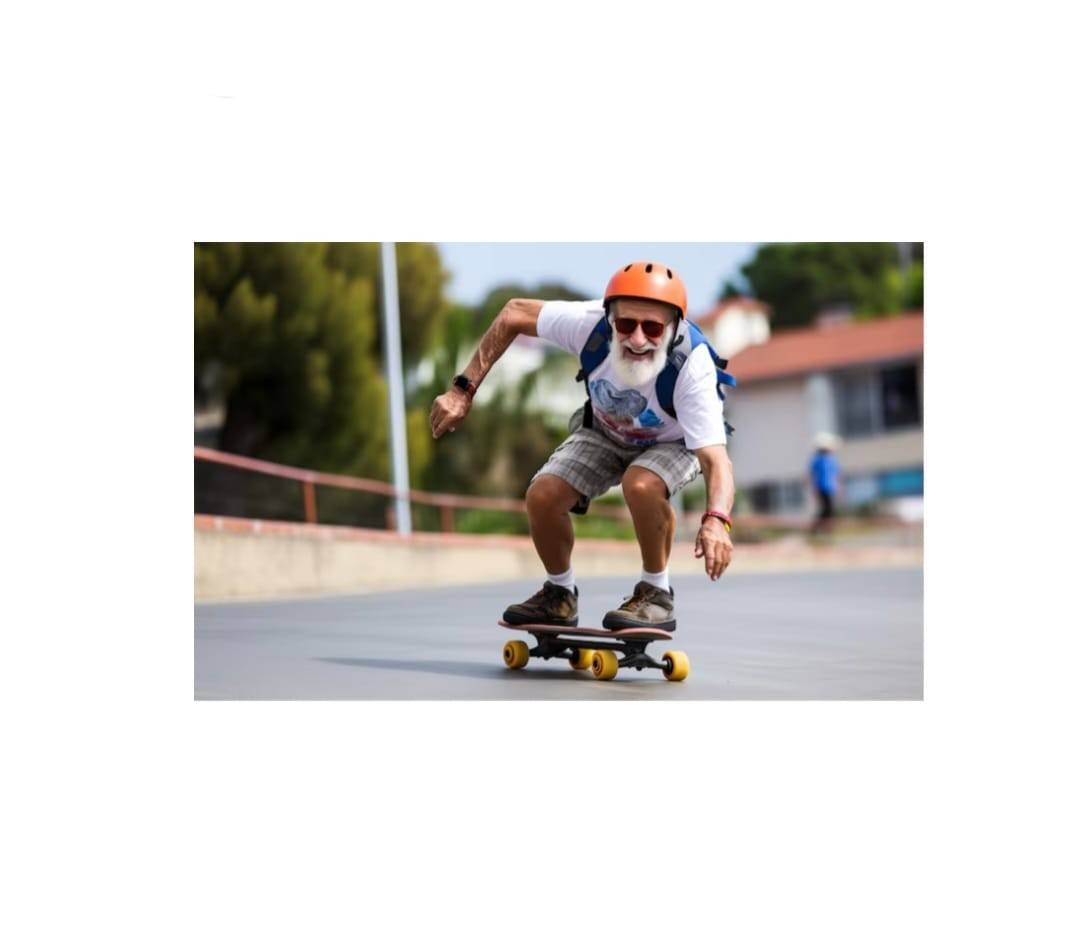 Placa skateboard cu roti silicon, Led, 55 cm