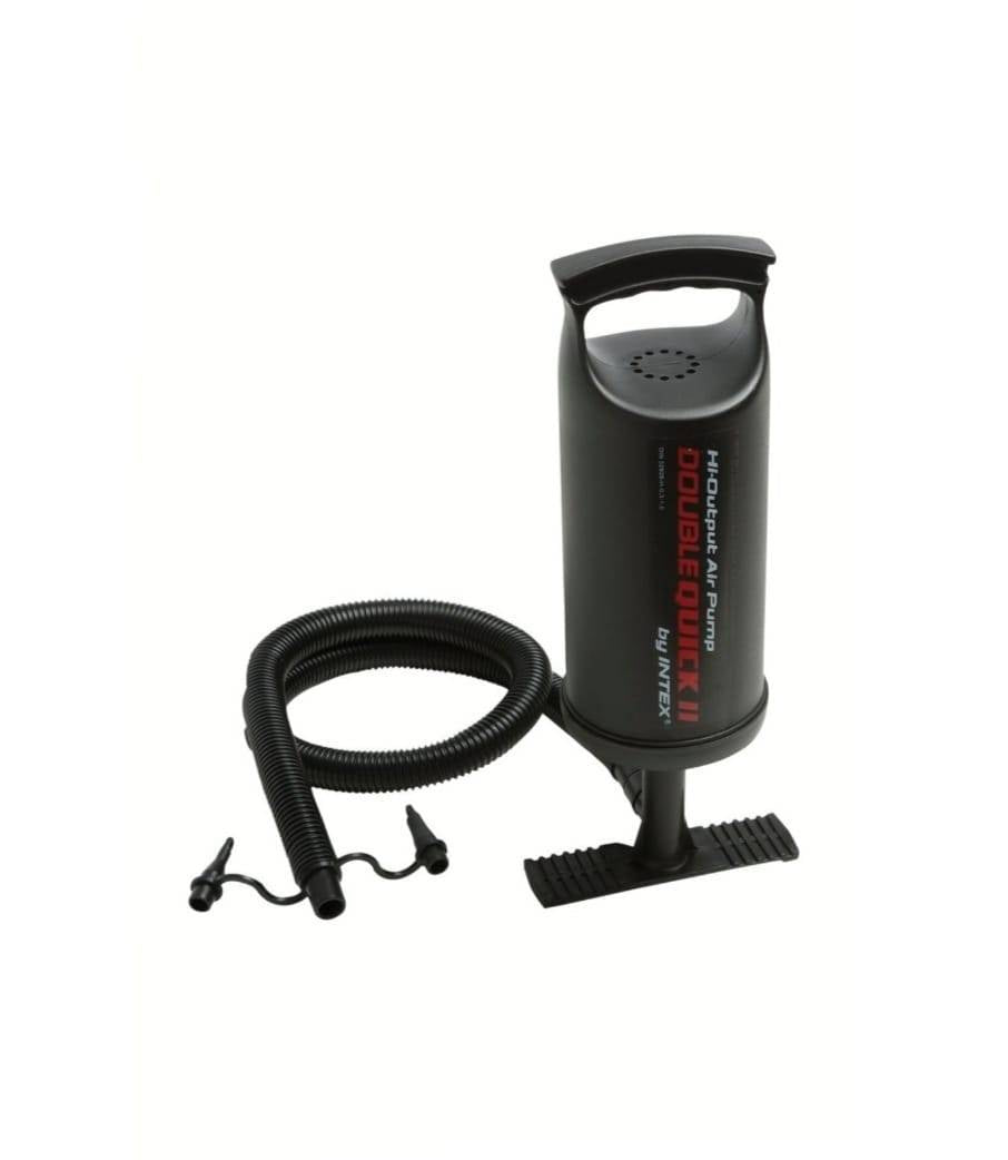 Pompa de aer, Intex Double manuala, negru, 29 cm