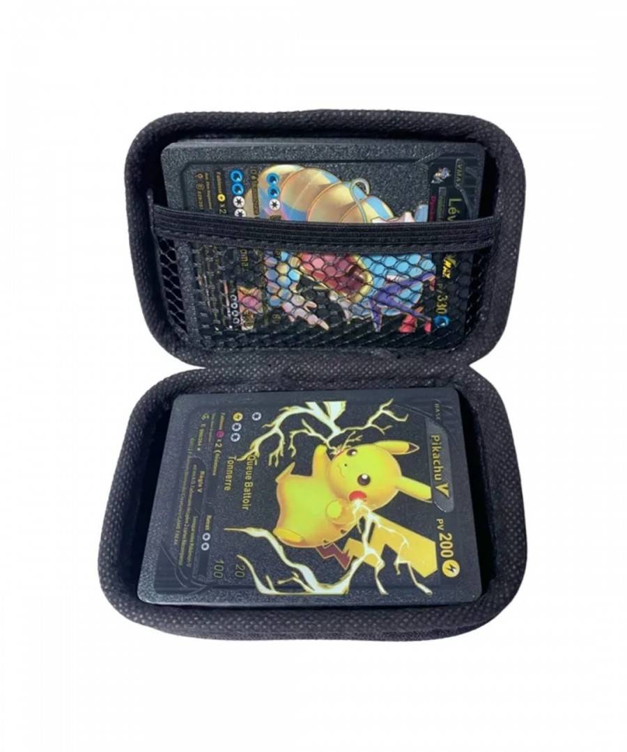 Portofel Pokemon Pikachu, pentru 50 cartonase, multicolor, 16 cm