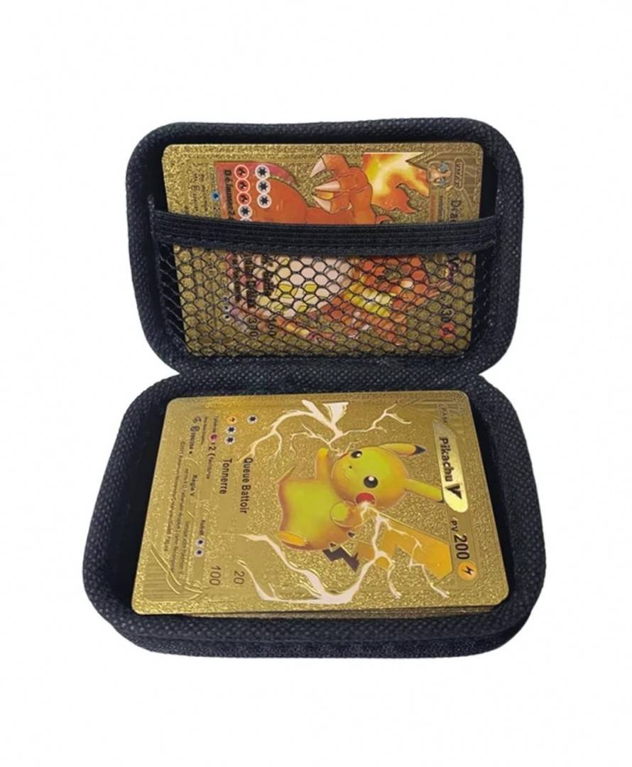 Portofel Pokemon Pikachu, pentru 50 cartonase, multicolor, 16 cm