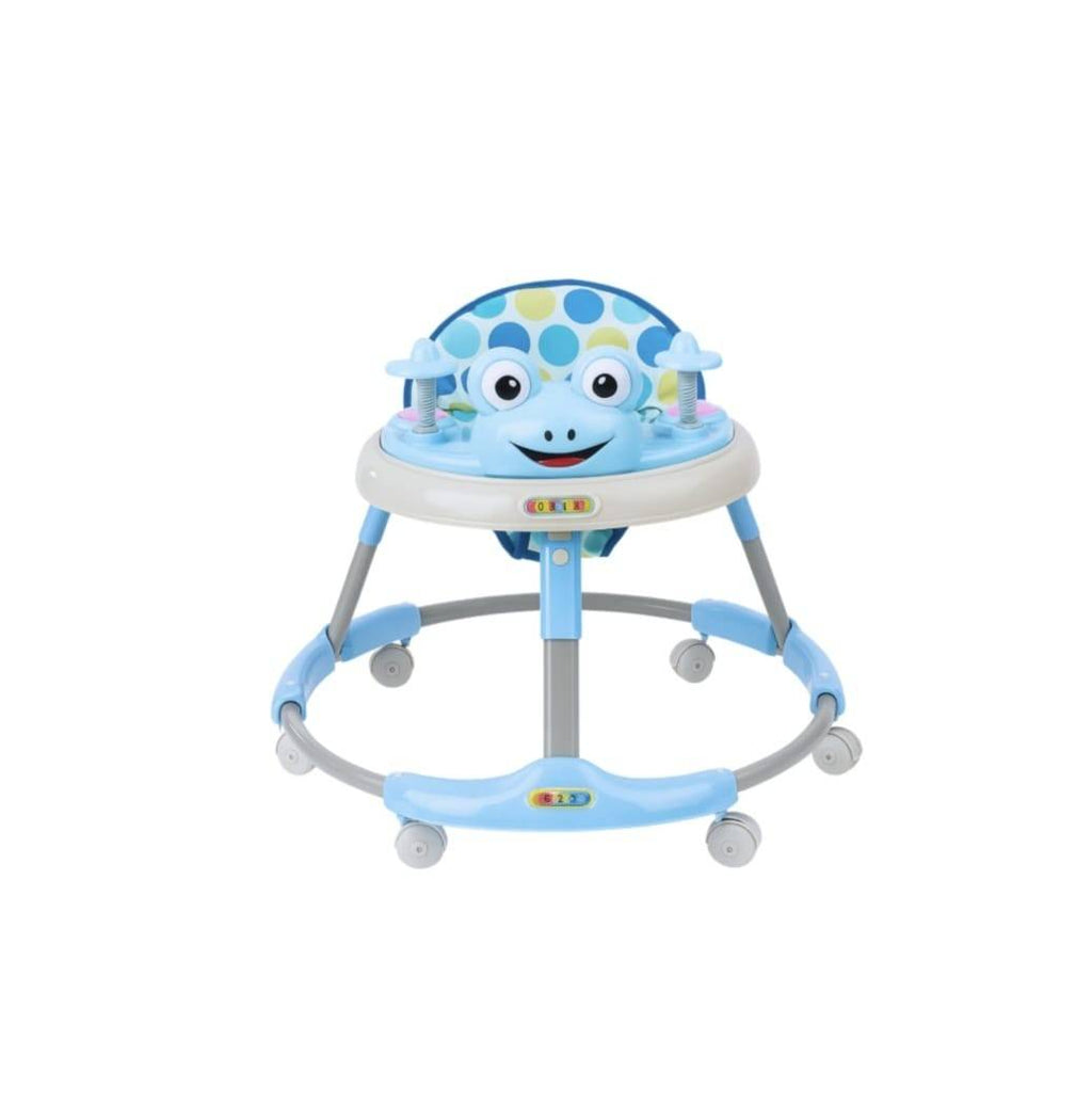 Premergator Baby, pliabil si reglabil pe inaltime Broscuta Albastra, 6 luni+