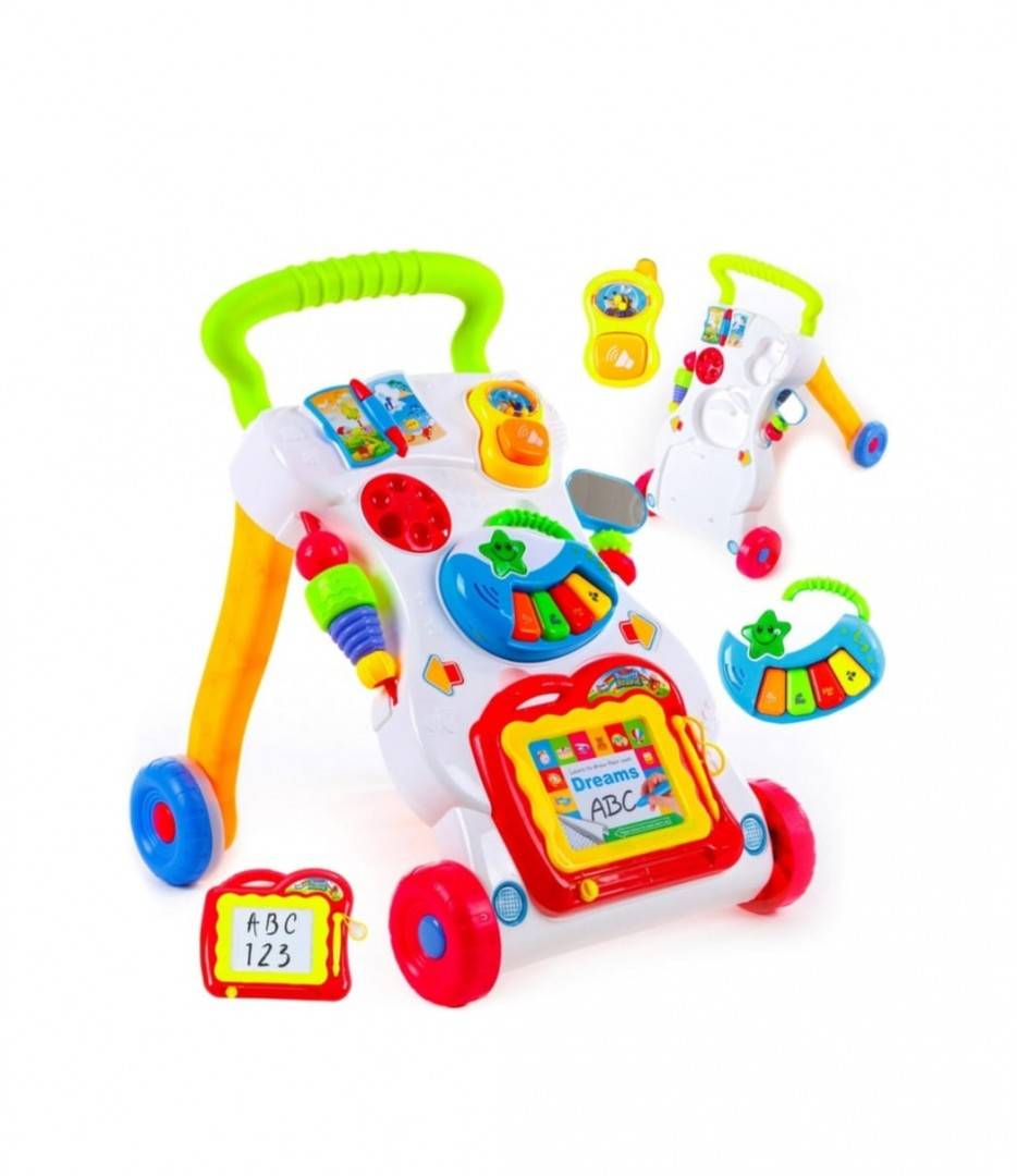 Premergator Muzical Cu Jucarii Detasabile, MASHASHOP, multicolor, 6 luni+