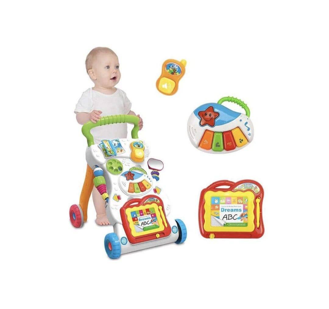 Premergator Muzical Cu Jucarii Detasabile, MASHASHOP, multicolor, 6 luni+