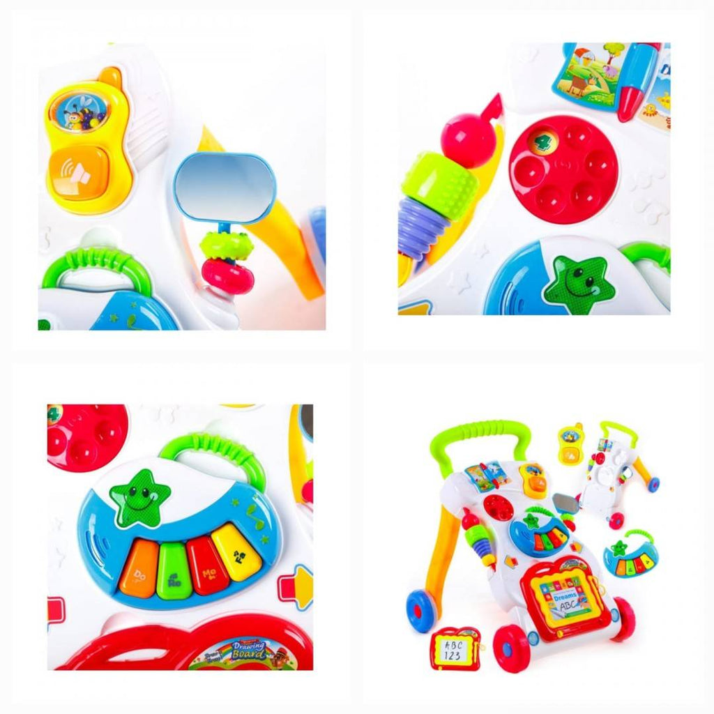 Premergator Muzical Cu Jucarii Detasabile, MASHASHOP, multicolor, 6 luni+
