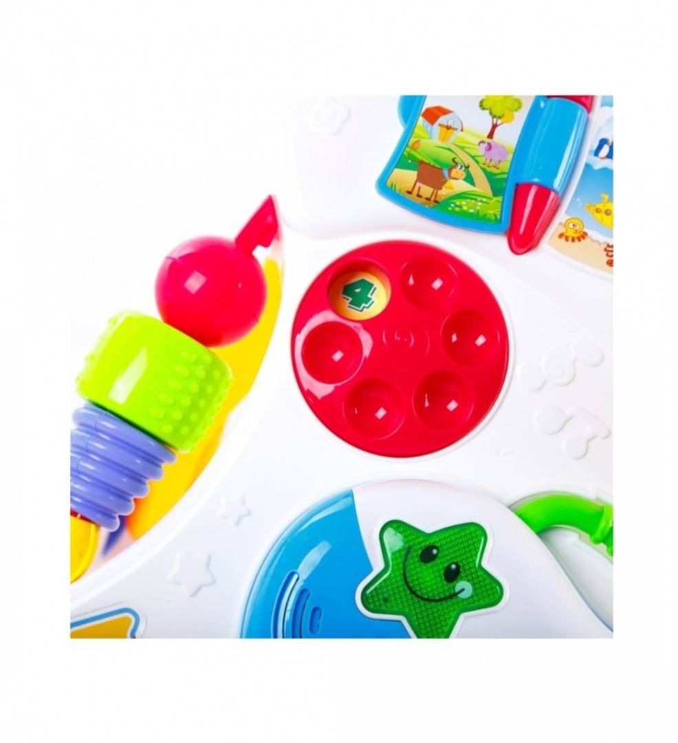 Premergator Muzical Cu Jucarii Detasabile, MASHASHOP, multicolor, 6 luni+