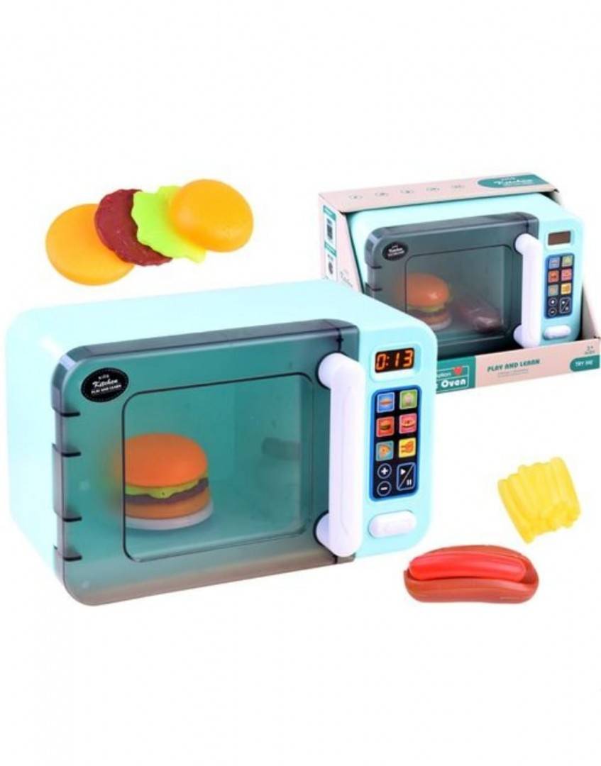 Primul meu cuptor cu microunde, sunete si lumini, multicolor, 28 cm