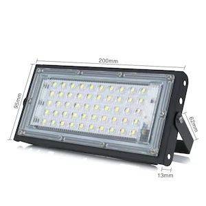 Proiector LED Slim negru