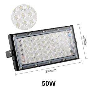 Proiector LED Slim negru