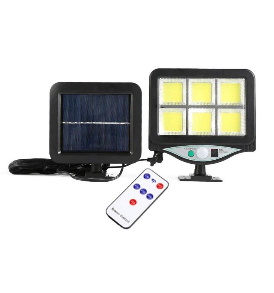 Proiector Solar Cu Acumulator Si Telecomanda