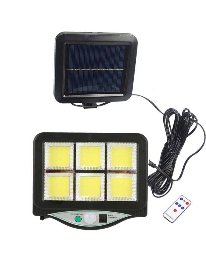 Proiector Solar Cu Acumulator Si Telecomanda
