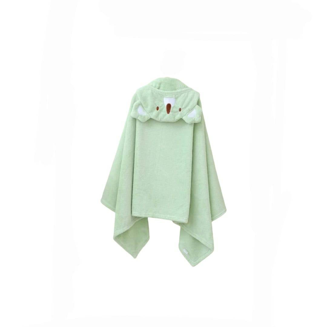 Prosop de Baie cu gluga pentru copii, model Koala, absorbant, moale si pufos, 130 cm x 80 cm, multicolor