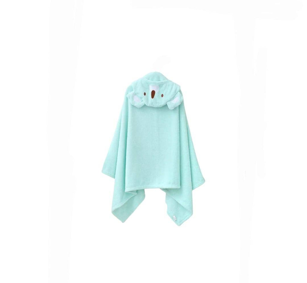 Prosop de Baie cu gluga pentru copii, model Koala, absorbant, moale si pufos, 130 cm x 80 cm, multicolor