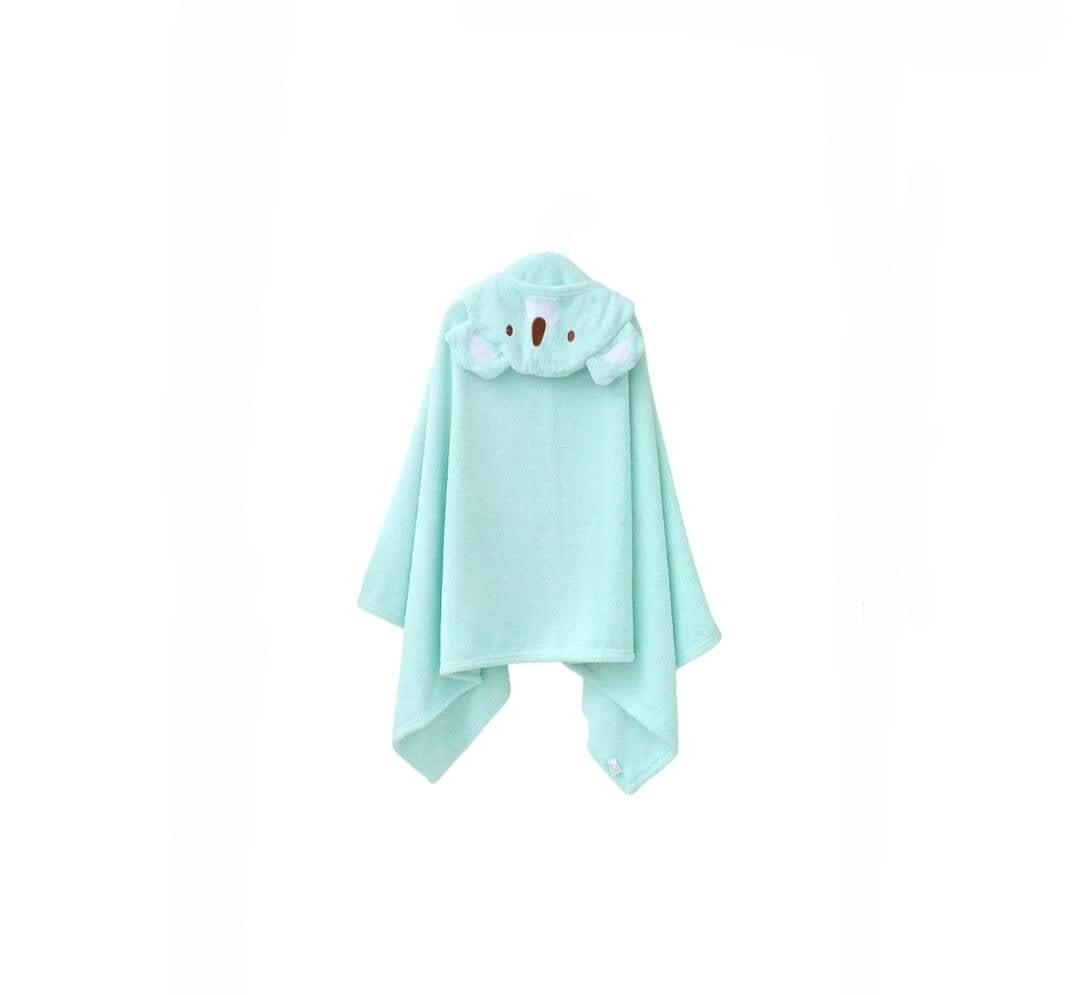 Prosop de Baie cu gluga pentru copii, model Koala, absorbant, moale si pufos, 130 cm x 80 cm, multicolor