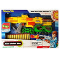 Pusca de jucarie cu gloante din spuma multicolor, 43 cm