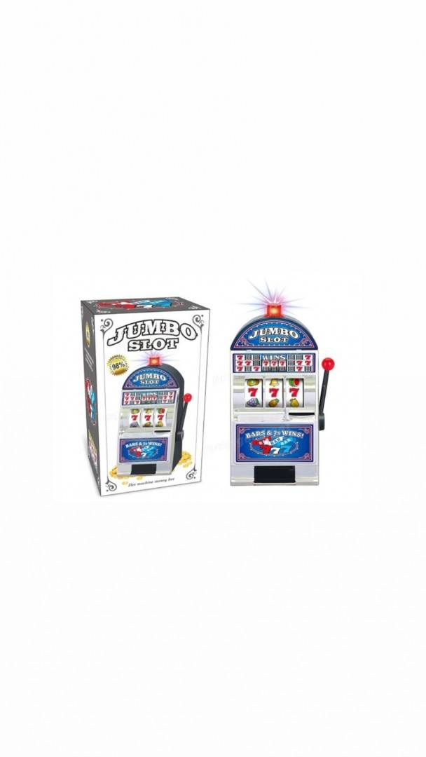 Pusculita Slot Machine, Intercativa, Maneta Functionala, 19 x 14 x 10 cm