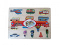Puzzle 3D din lemn, Trafic Urban, , 30 cm