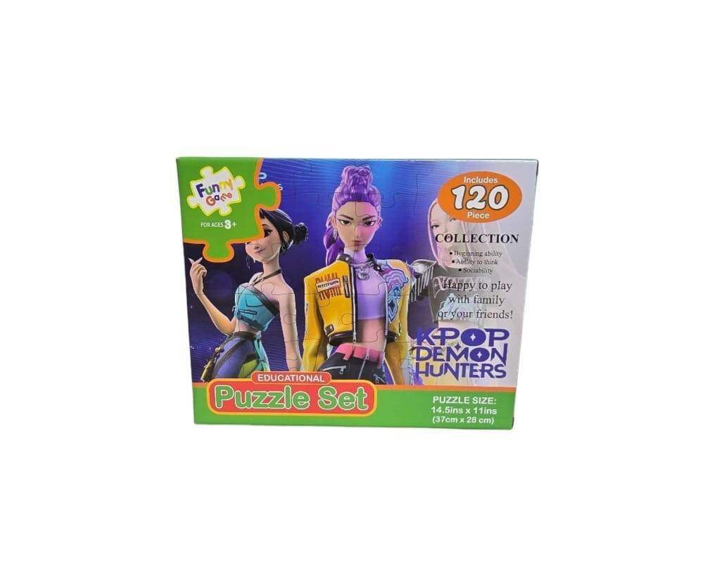 Puzzle copii, K Pop Demon Hunters, multicolor, 120 piese, 3 ani+