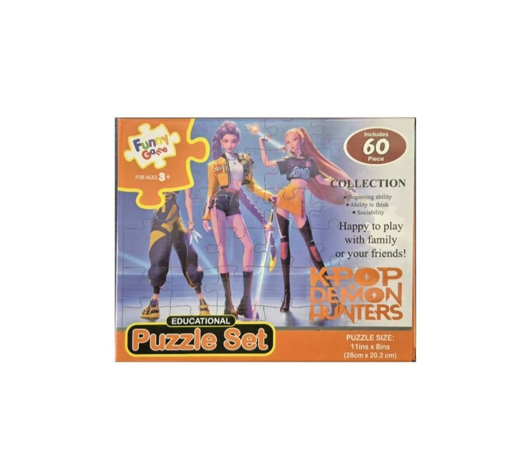 Puzzle copii, K Pop Demon Hunters, multicolor, 60 piese, 3 ani+