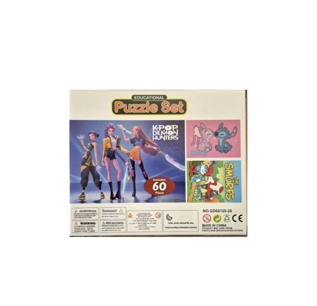 Puzzle copii, K Pop Demon Hunters, multicolor, 60 piese, 3 ani+