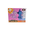 Puzzle copii, Stitch, roz/albastru, 60 piese, 3 ani+