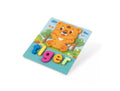 Puzzle din lemn, Tiger, Tigru, 8 piese, multicolor, 2 ani+