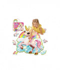 Puzzle gigant, Unicorn, Glitter, carton gros, lucios, sclipicios, 45 piese, 70x95 cm, 3-6 ani, multicolor